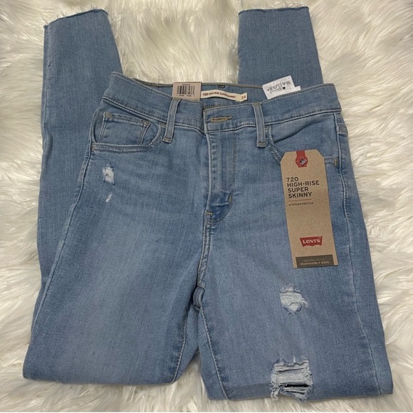 NWT Levi’s 720 High Rise Skinny Jeans - 24 - Picture 3 of 9
